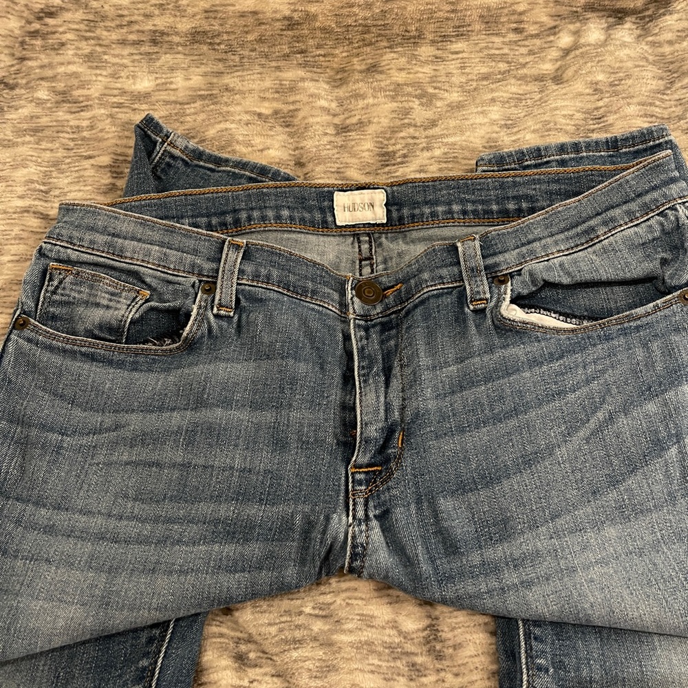Hudson Jeans Blue Ankle & Cropped